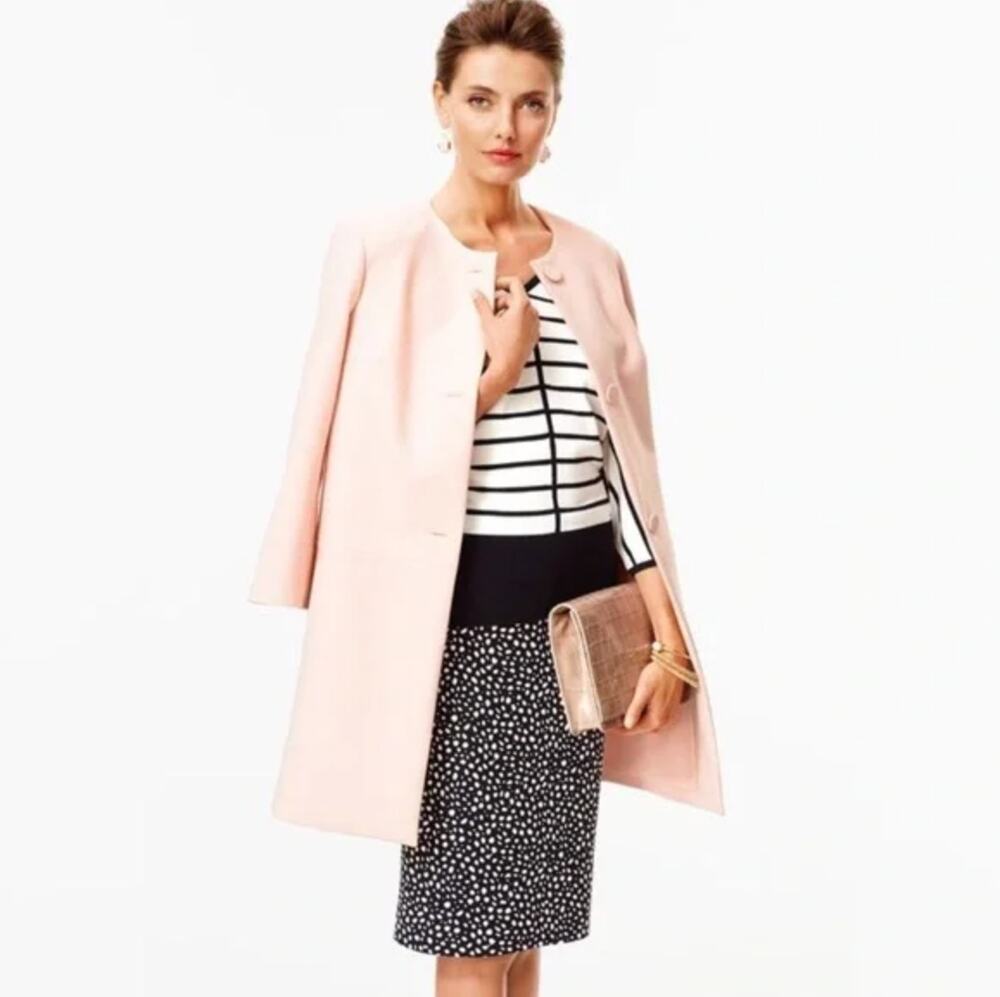Talbots Canyon Blush Pink Double Faced Coat